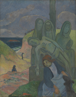 Paul Gauguin - Le calvaire breton - Le Christ vert