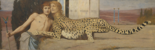 Khnopff - Des caresses, ou l'Art, ou le Sphinx