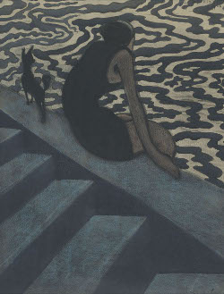 Spilliaert - De Baadster (The Bathing Girl)