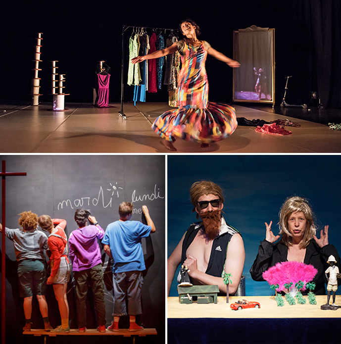 Rembobine ! - Compagnie Félicette Chazérand / Les Vilains Petits - Zététique Théâtre / Ressacs - Compagnie Gare Centrale,